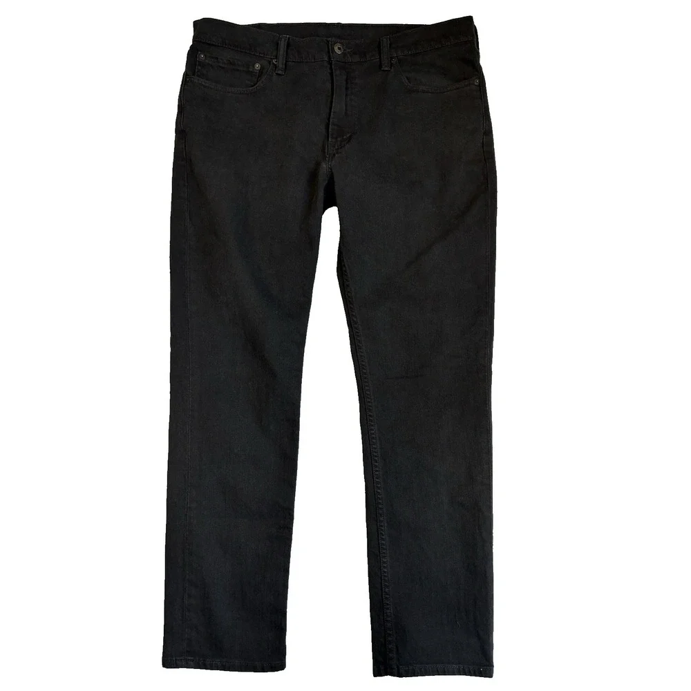 Levi's 511 Men's 36X30 Sexy Slim‎ Fit Black Straight Leg Jeans Workwear Everyday